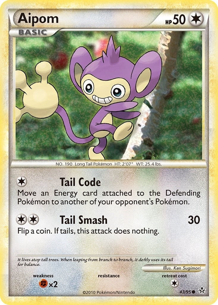 Image for Aipom (43/95) [Unleashed] - Pokemon