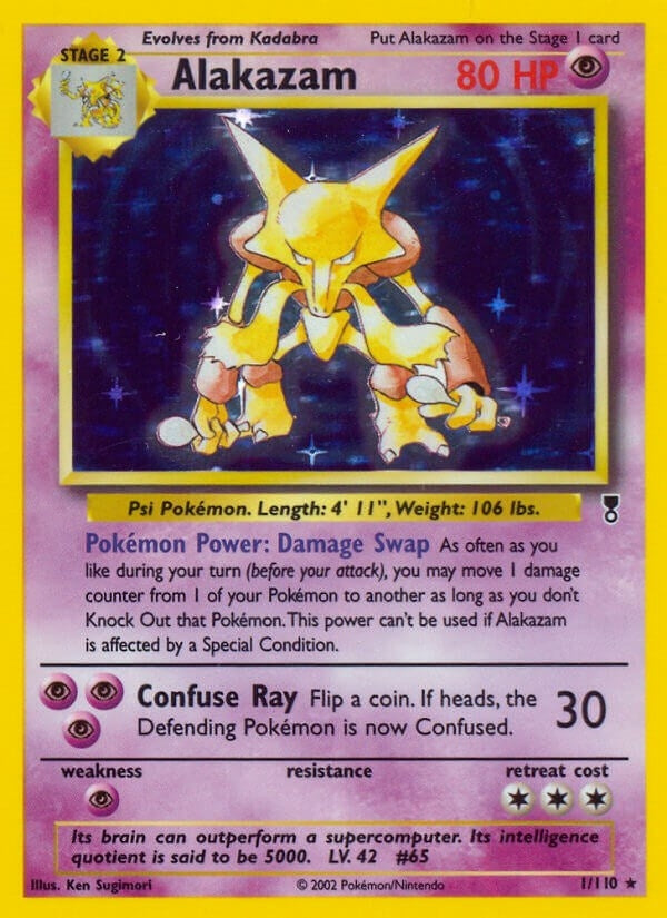 Image for Alakazam (001/110) [Legendary Collection] - Pokemon
