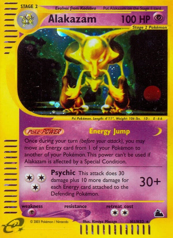 Image for Alakazam (H1) (H01/H32) [Skyridge] - Pokemon