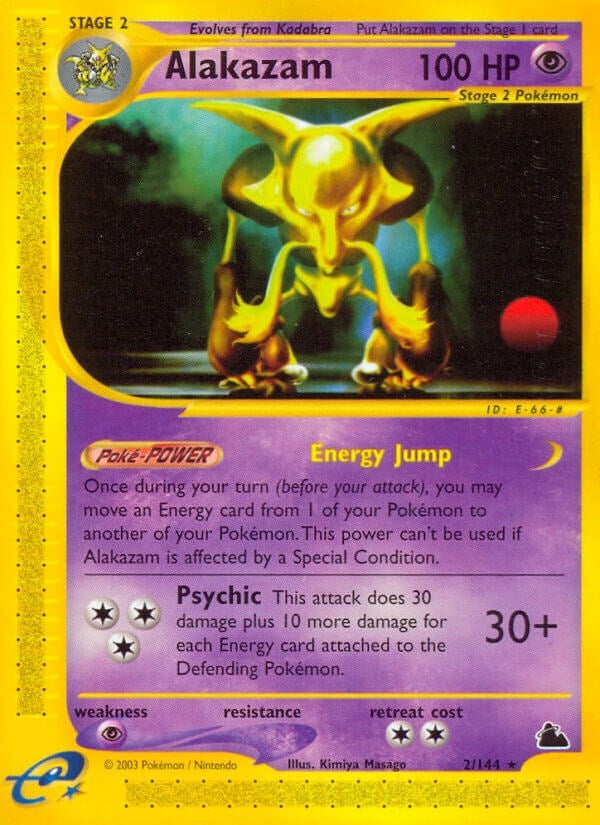 Image for Alakazam (2) (002/144) [Skyridge] - Pokemon