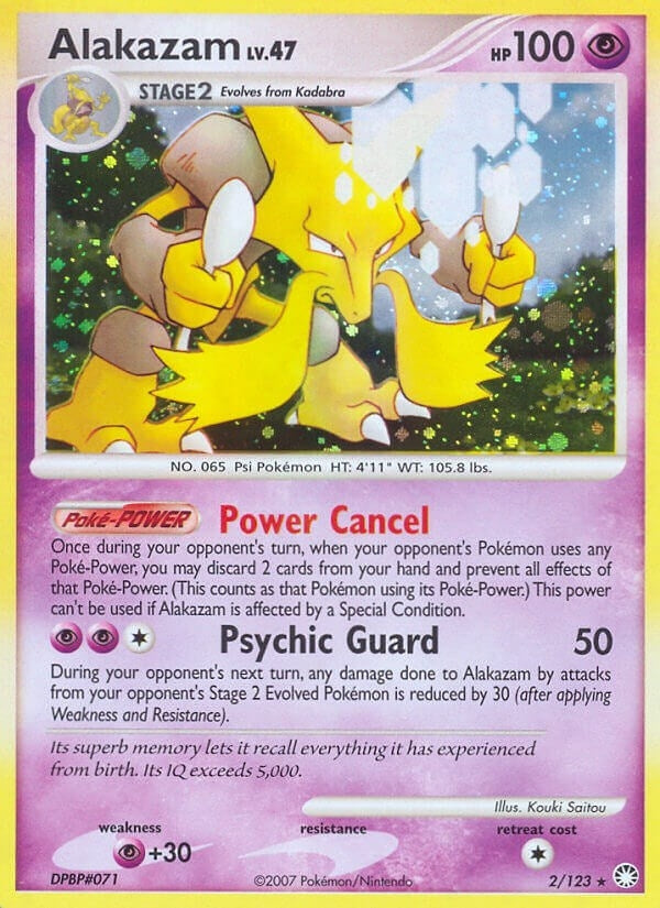Image for Alakazam (2/123) [Mysterious Treasures] - Pokemon