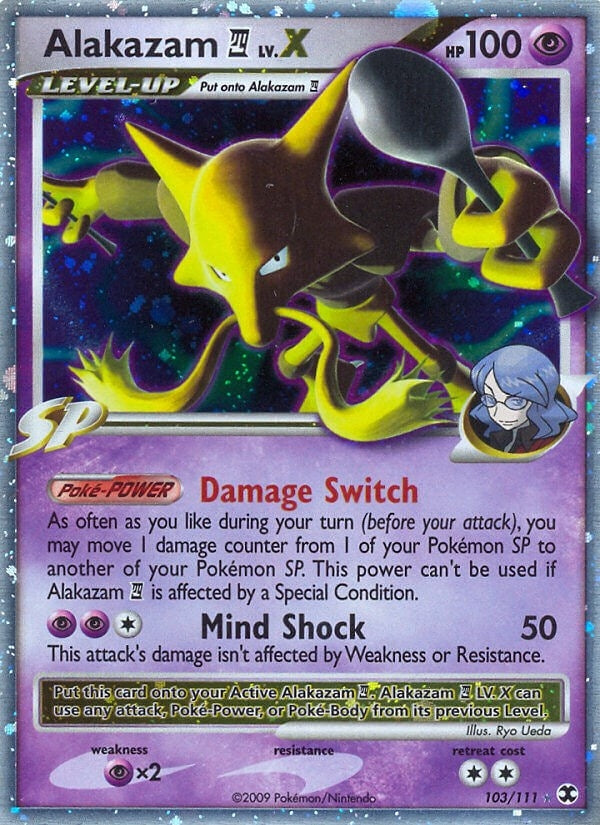 Image for Alakazam E4 Lv.X (103/111) [Rising Rivals] - Pokemon