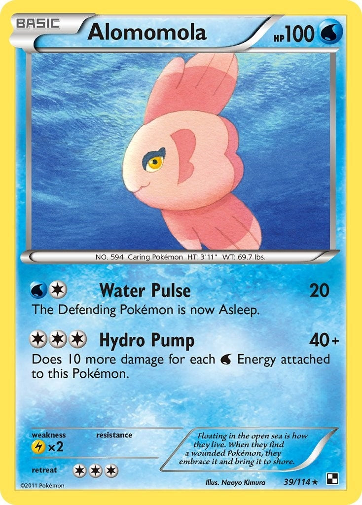 Image for Alomomola (39) (39/114) [Black and White] - Pokemon
