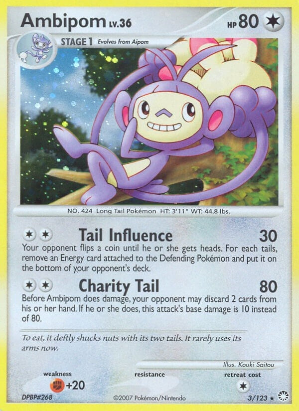 Image for Ambipom (3/123) [Mysterious Treasures] - Pokemon
