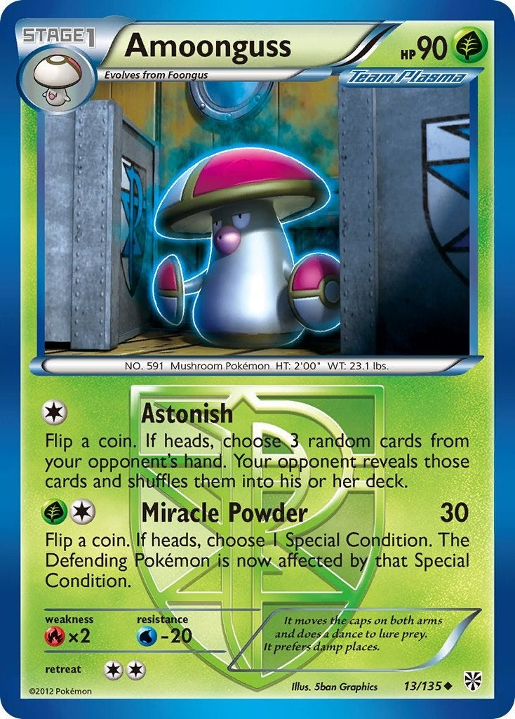 Image for Amoonguss (Team Plasma) (13/135) [Plasma Storm] - Pokemon
