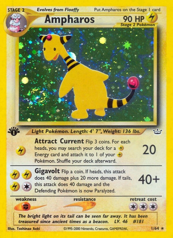 Image for Ampharos (01/64) [Neo Revelation] - Pokemon