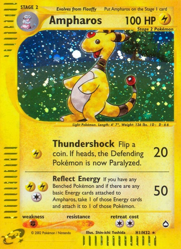 Image for Ampharos (H1) (H01/H32) [Aquapolis] - Pokemon