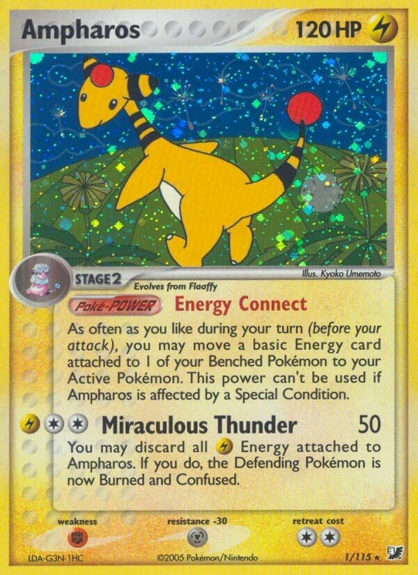 Image for Ampharos (1/115) [Unseen Forces] - Pokemon