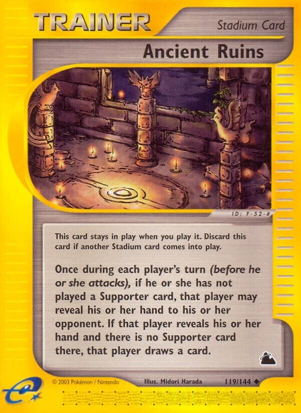 Image for Ancient Ruins (119/144) [Skyridge] - Pokemon