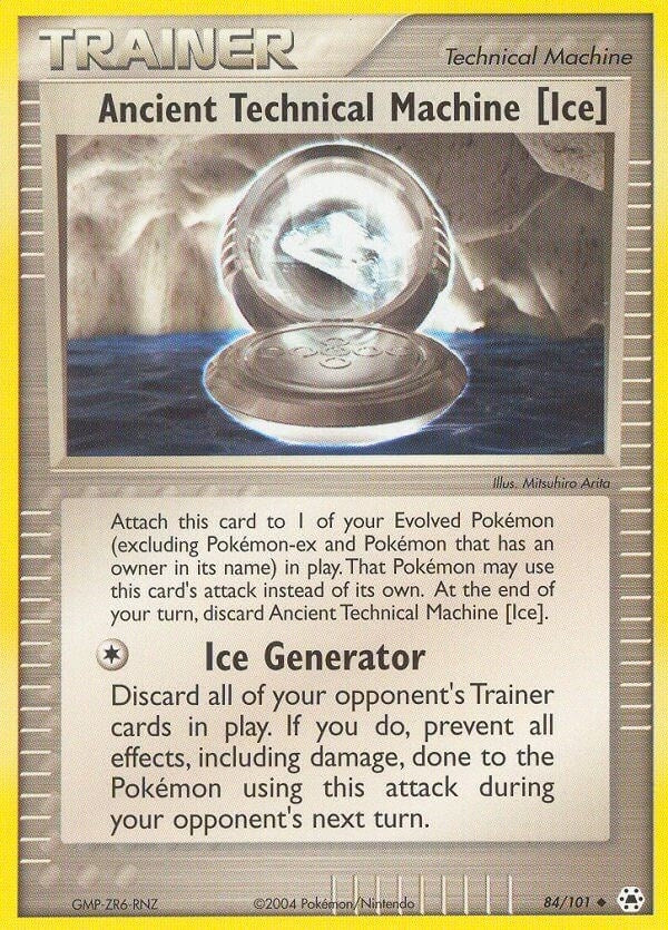 Image for Ancient Technical Machine [Ice] (84/101) [Hidden Legends] - Pokemon