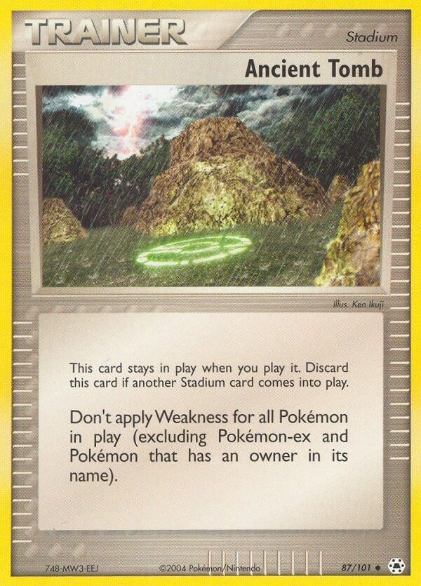 Image for Ancient Tomb (87/101) [Hidden Legends] - Pokemon