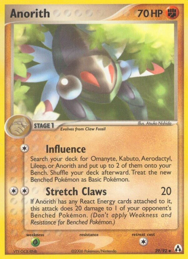 Image for Anorith (29/92) [Legend Maker] - Pokemon