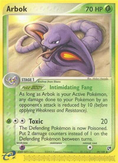 Image for Arbok (29/100) [Sandstorm] - Pokemon