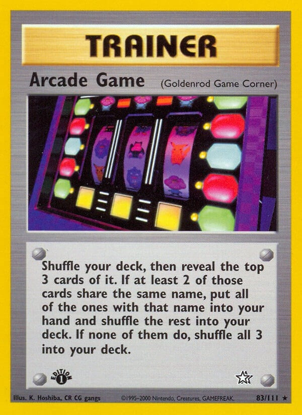 Arcade Game (Goldenrod Game Corner) (083/111) [Neo Genesis]
