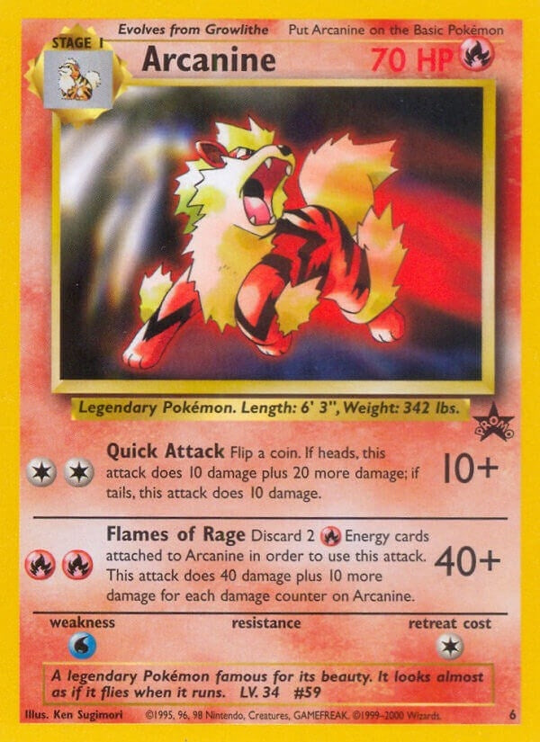 Image for Arcanine (06/53) [WoTC Promo] - Pokemon