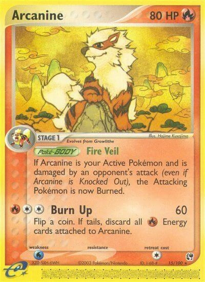 Image for Arcanine (15/100) [Sandstorm] - Pokemon