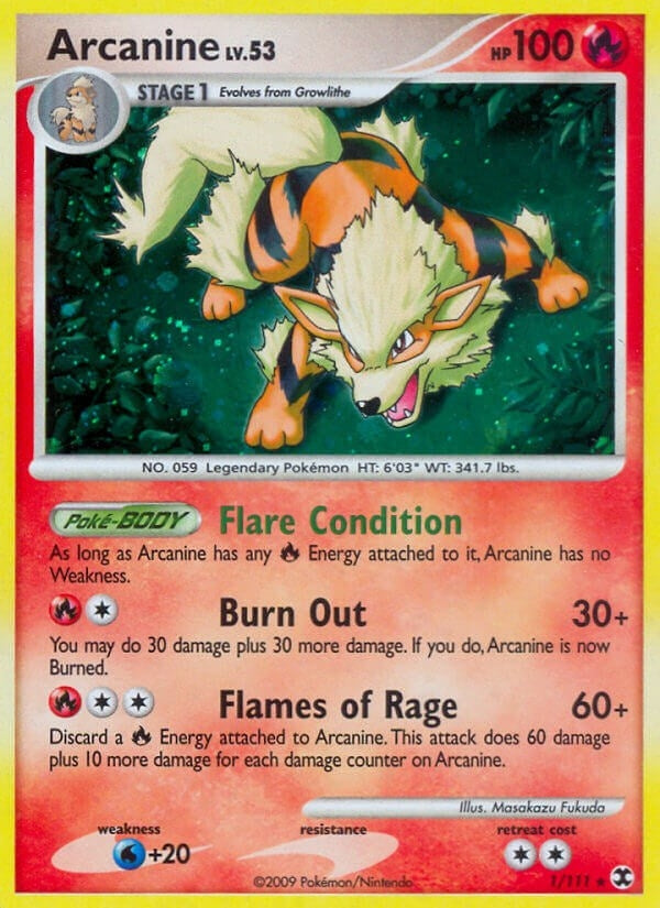Image for Arcanine (1/111) [Rising Rivals] - Pokemon