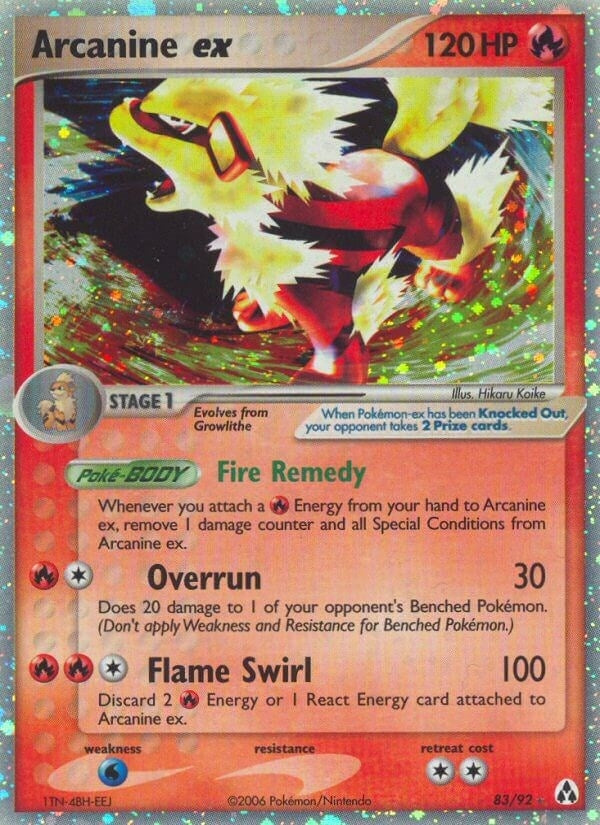 Image for Arcanine ex (83/92) [Legend Maker] - Pokemon