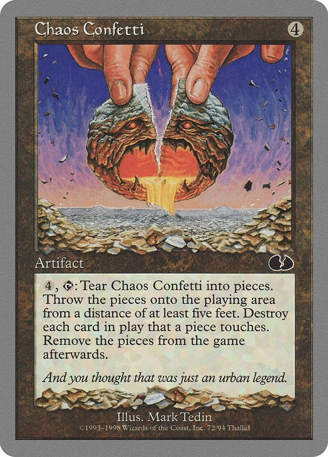 Image for Chaos Confetti (72) [Unglued] - Magic: The Gathering