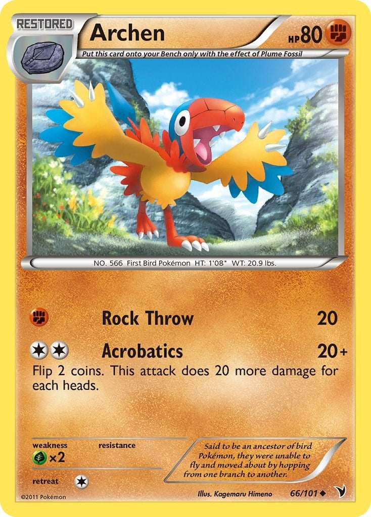 Image for Archen (66/101) [Noble Victories] - Pokemon
