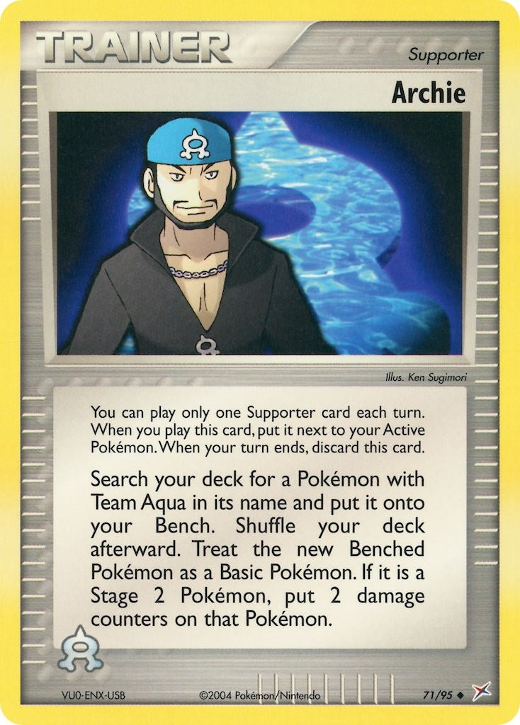 Image for Archie (71/95) [Team Magma vs Team Aqua] - Pokemon