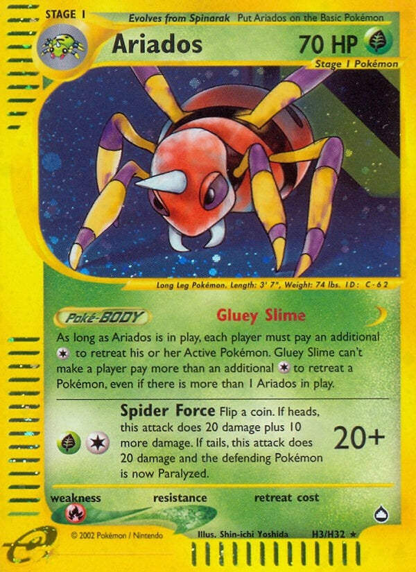 Image for Ariados (H3) (H03/H32) [Aquapolis] - Pokemon