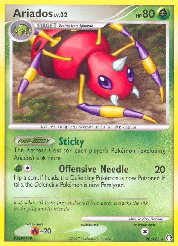 Image for Ariados (20/123) [Mysterious Treasures] - Pokemon