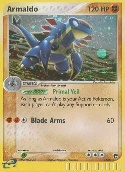 Image for Armaldo (1/100) [Sandstorm] - Pokemon