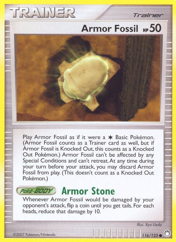 Image for Armor Fossil (116/123) [Mysterious Treasures] - Pokemon