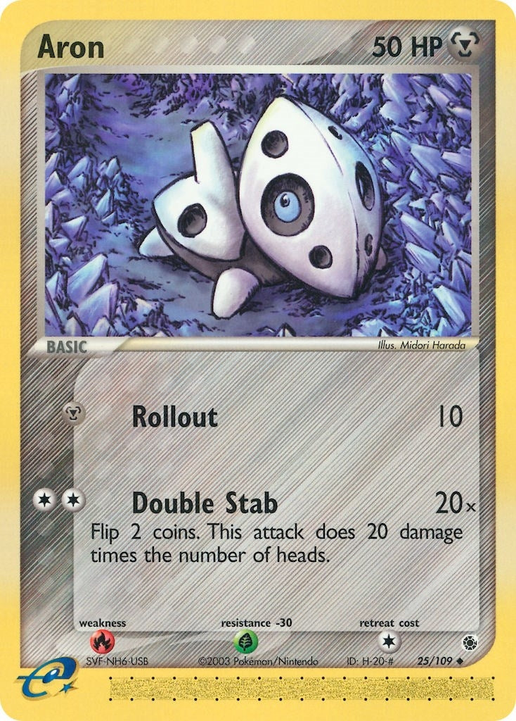 Image for Aron (25/109) [Ruby and Sapphire] - Pokemon