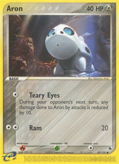 Image for Aron (49/109) [Ruby and Sapphire] - Pokemon