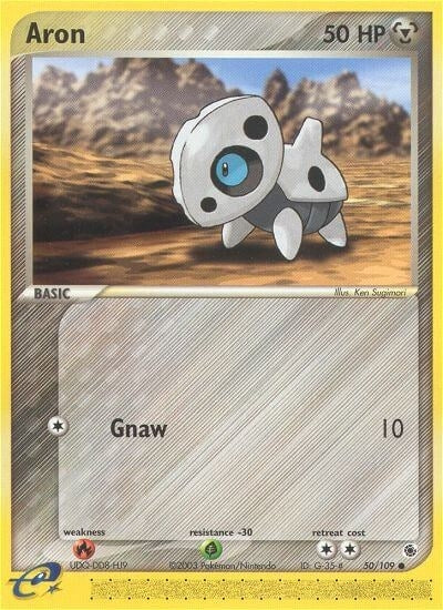 Image for Aron (50/109) [Ruby and Sapphire] - Pokemon