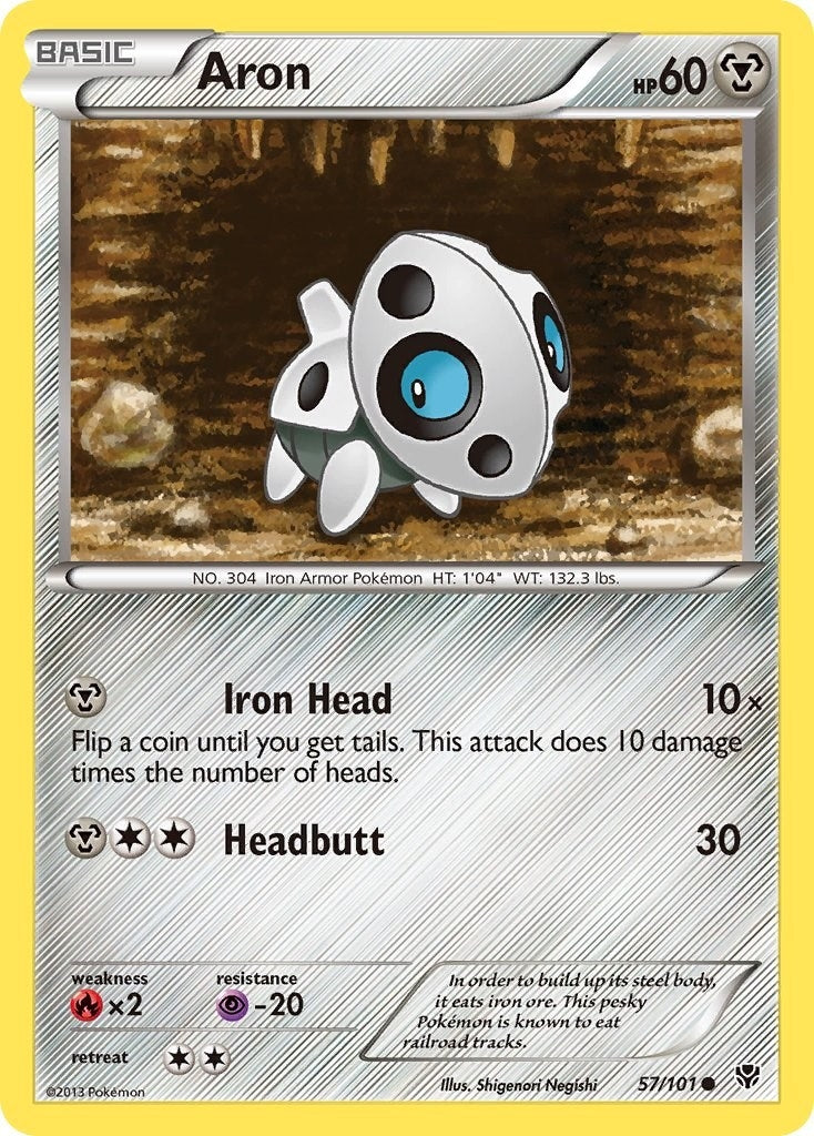 Image for Aron (57/101) [Plasma Blast] - Pokemon