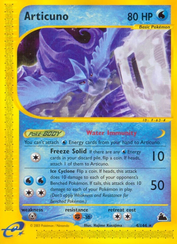 Image for Articuno (4) (004/144) [Skyridge] - Pokemon