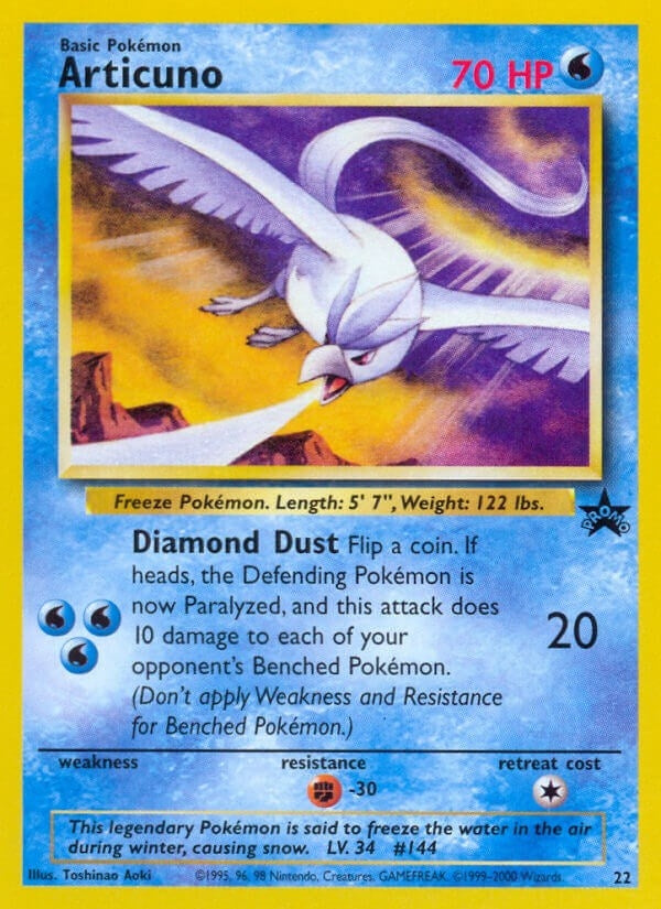 Image for Articuno (22) (22/53) [WoTC Promo] - Pokemon