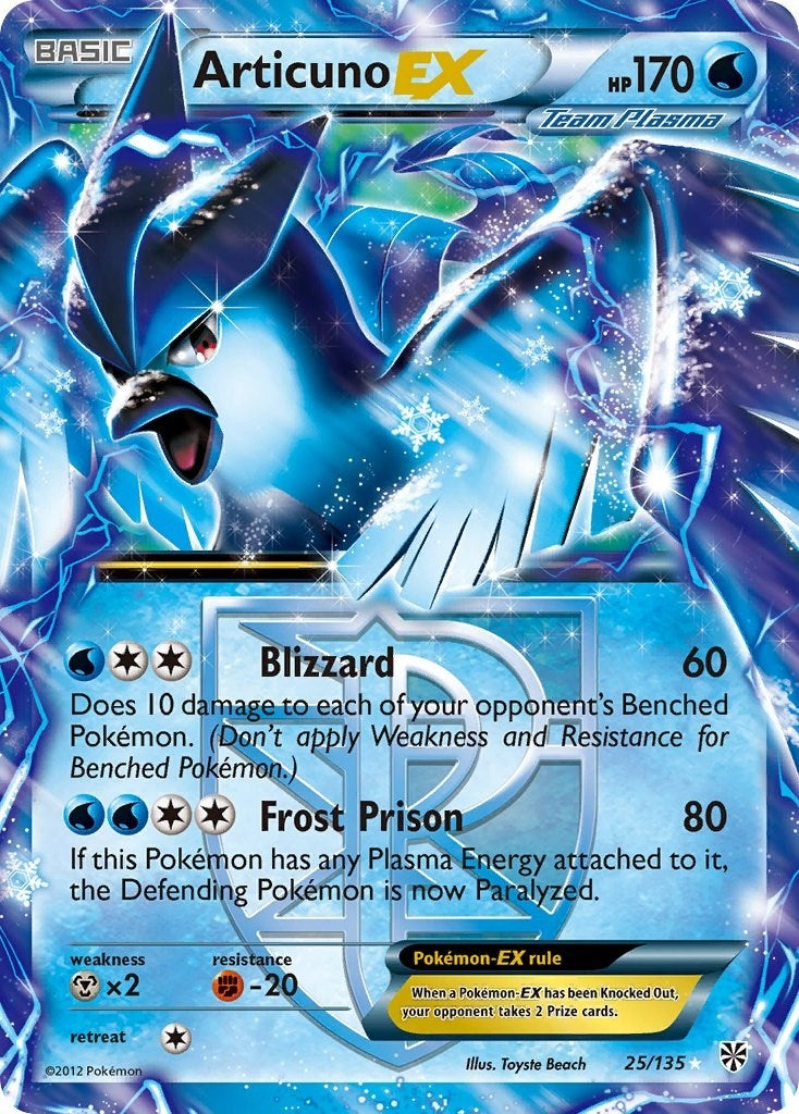 Image for Articuno EX (Team Plasma) (25/135) [Plasma Storm] - Pokemon