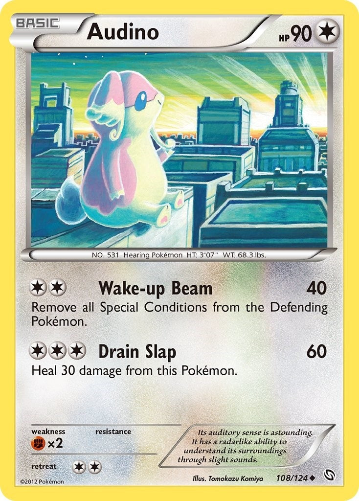 Image for Audino (108/124) [Dragons Exalted] - Pokemon