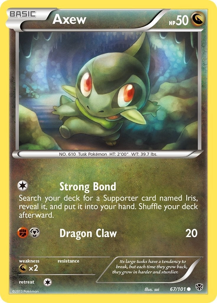 Image for Axew (67/101) [Plasma Blast] - Pokemon