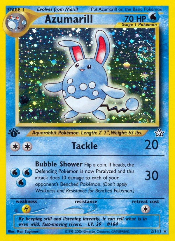 Image for Azumarill (002/111) [Neo Genesis] - Pokemon