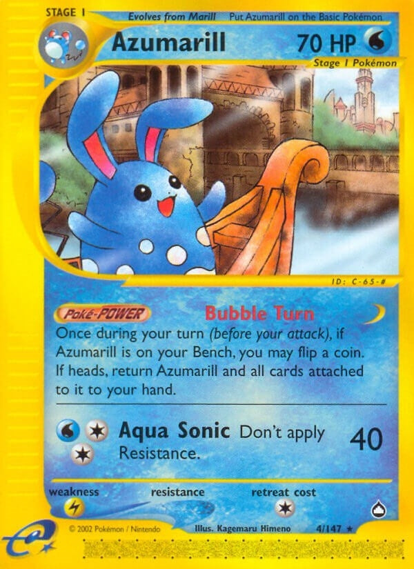 Image for Azumarill (004/147) [Aquapolis] - Pokemon