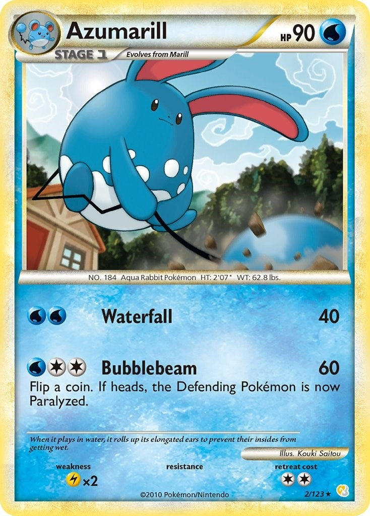 Image for Azumarill (2/123) [HeartGold SoulSilver] - Pokemon