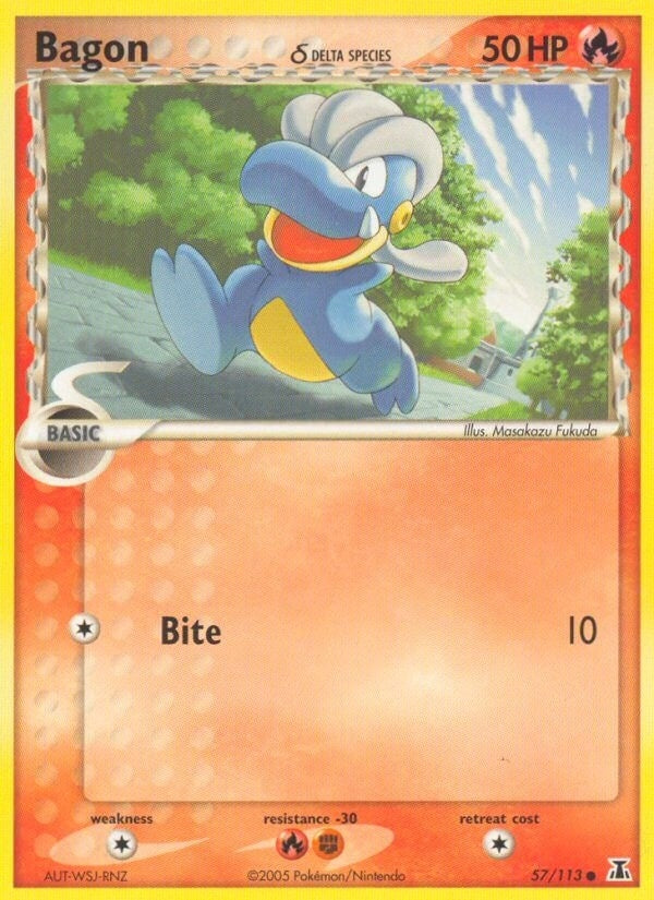 Image for Bagon - 057/113 (Delta Species) (57/113) [Delta Species] - Pokemon