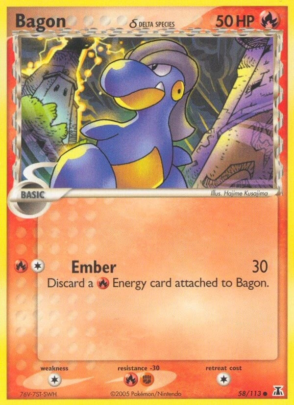 Image for Bagon - 058/113 (Delta Species) (58/113) [Delta Species] - Pokemon
