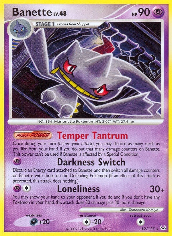 Image for Banette (19/127) [Platinum] - Pokemon