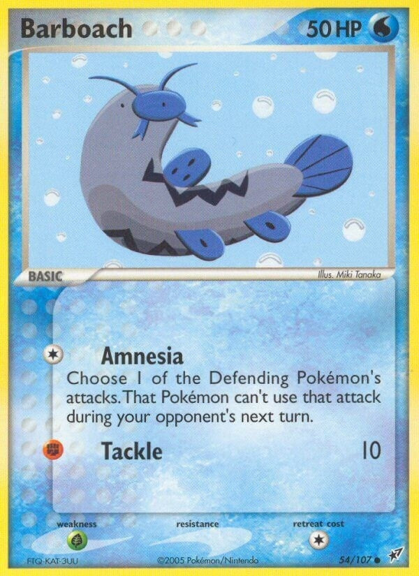 Image for Barboach (54/107) [Deoxys] - Pokemon