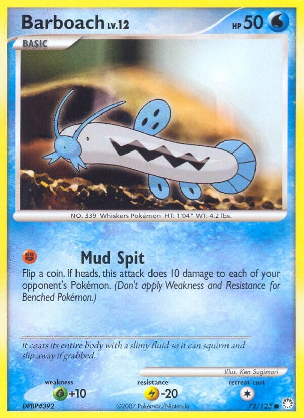 Image for Barboach (72/123) [Mysterious Treasures] - Pokemon