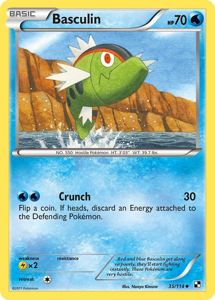 Image for Basculin (35/114) [Black and White] - Pokemon