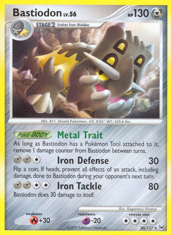 Image for Bastiodon (20/127) [Platinum] - Pokemon