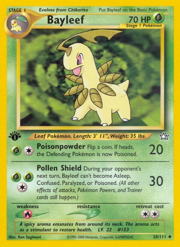 Image for Bayleef (28) (028/111) [Neo Genesis] - Pokemon
