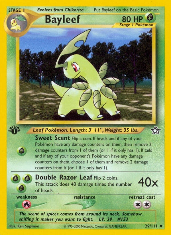 Image for Bayleef (29) (029/111) [Neo Genesis] - Pokemon